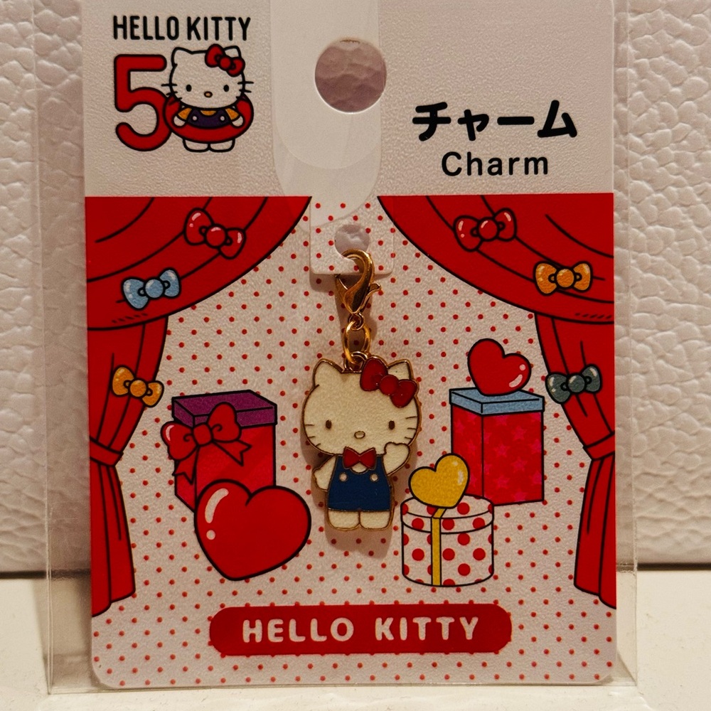 NWT LIMITED EDITION Hello Kitty 50th Anniversary Charm